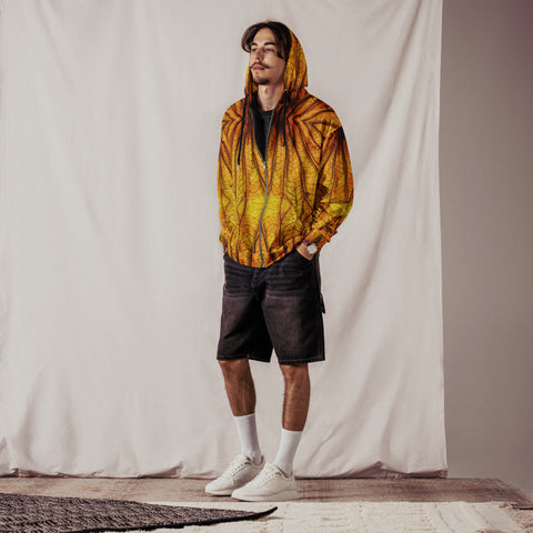 Sudadera con capucha y cremallera unisex