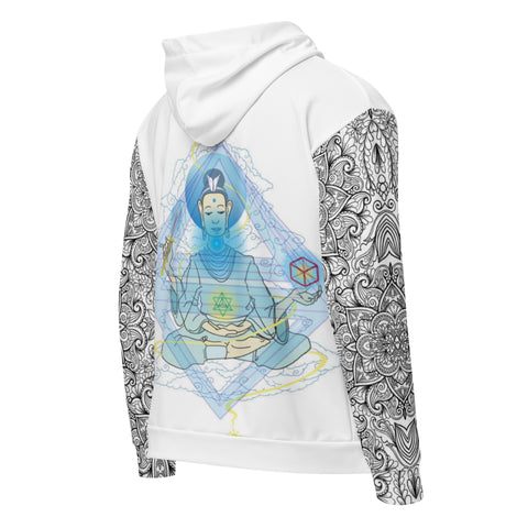 Sudadera con capucha y cremallera unisex
