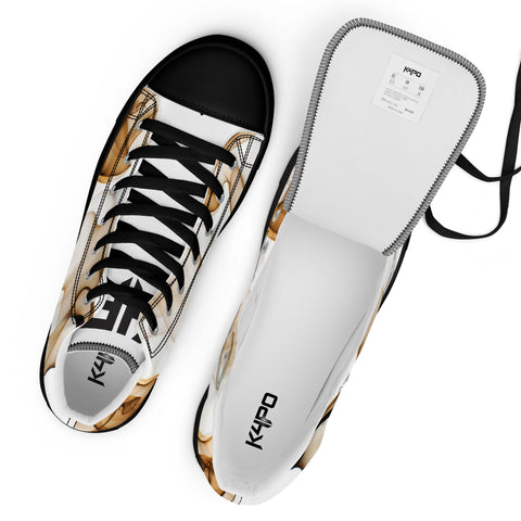 Zapatillas de lona de caña alta para hombre