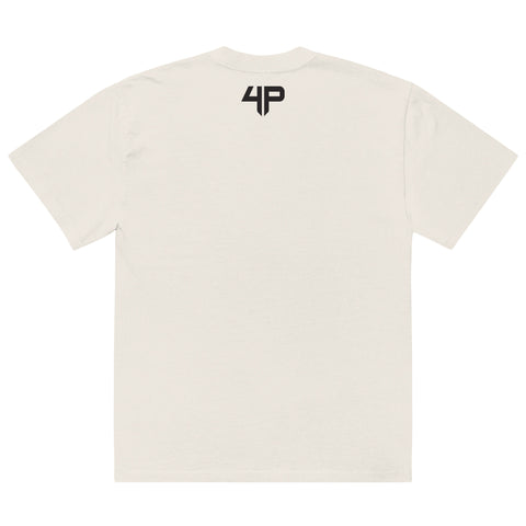 Camiseta oversize con efecto desgastado