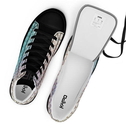 Zapatillas de lona de caña alta para hombre