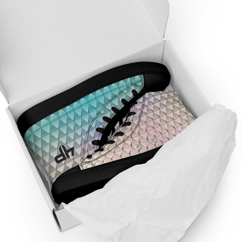 Zapatillas de lona de caña alta para hombre