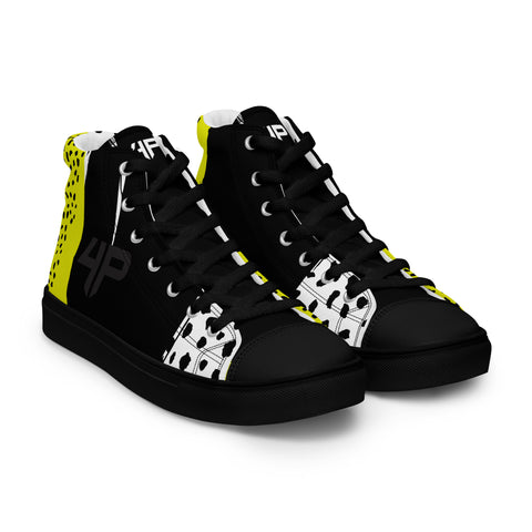 Zapatillas de lona de caña alta para mujer